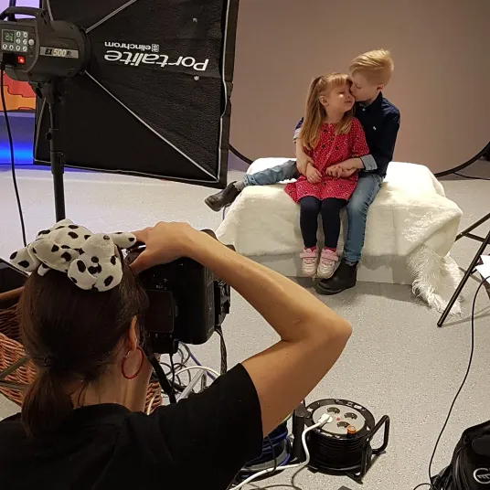 Barnfotografering collage