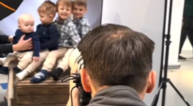 barnfotografering bild till galleri